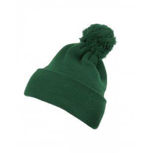 Yupoong Cuffed Knit Beanie with Pom Pom Hat