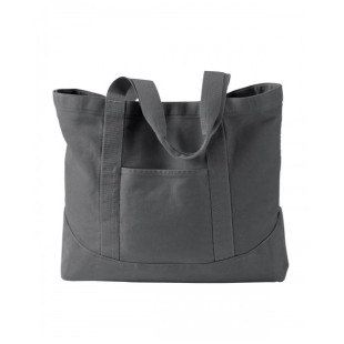 Authentic Pigment Pigment-Dyed Large Canvas Tote