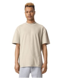 1PQ American Apparel Unisex Mockneck Pique T-Shirt