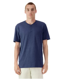 American Apparel Unisex CVC Henley T-Shirt