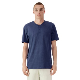 American Apparel Unisex CVC Henley T-Shirt