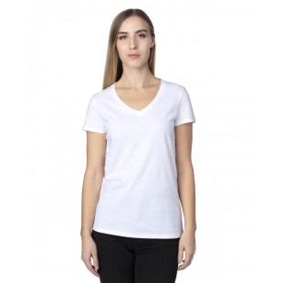 Threadfast Apparel Ladies' Ultimate CVC V-Neck T-Shirt