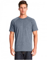 Next Level Apparel Men's Mock Twist Short-Sleeve Raglan T-Shirt