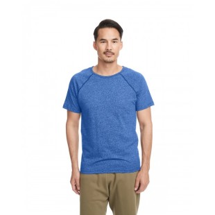 Next Level Apparel Men's Mock Twist Short-Sleeve Raglan T-Shirt