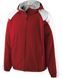 229111 Holloway Adult Polyester Full Zip Hooded Homefield Jacket