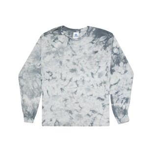 Tie-Dye Unisex Crystal Wash Long-Sleeve T-Shirt