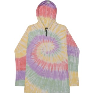 Tie-Dye Unisex Long Sleeve Hooded T-Shirt