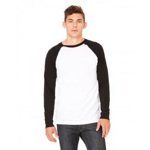 Bella + Canvas Men's Jersey Long-Sleeve Baseball T-Shirt