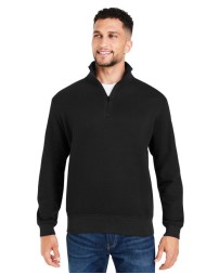 Threadfast Apparel Unisex Ultimate Fleece Quarter-Zip Sweatshirt