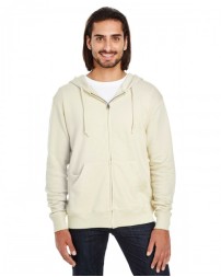 321Z Threadfast Apparel Unisex Triblend French Terry Full-Zip