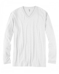 Bella + Canvas Unisex Jersey Long-Sleeve V-Neck T-Shirt