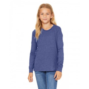 3513Y Bella + Canvas Youth Triblend Long-Sleeve T-Shirt