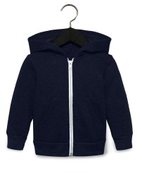 3739T Bella + Canvas Toddler Full-Zip Hooded Sweatshirt