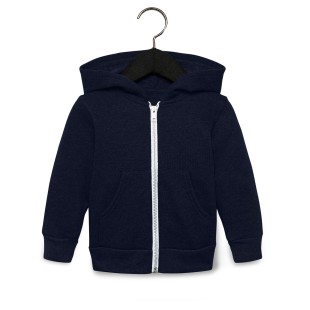 3739T Bella + Canvas Toddler Full-Zip Hooded Sweatshirt