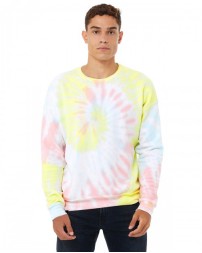 3945RD Bella + Canvas FWD Fashion Unisex Tie-Dye Pullover Sweatshirt
