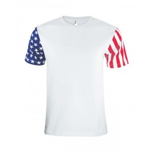 3976 Code Five Men's Stars & Stripes T-Shirt