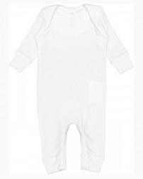 4412 Rabbit Skins Infant Baby Rib Coverall