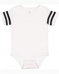 4437 Rabbit Skins Infant Football Bodysuit