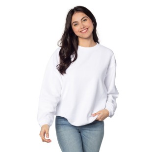 chicka-d Ladies' Corded Crew Sweatshirt