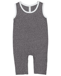 Rabbit Skins Infant Harborside Melange Tank Romper