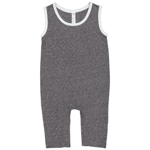 Rabbit Skins Infant Harborside Melange Tank Romper