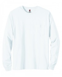 Hanes Men's Authentic-T Long-Sleeve Pocket T-Shirt