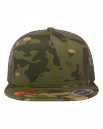 Yupoong Classics Adult 5-Panel Multicam Trucker Cap