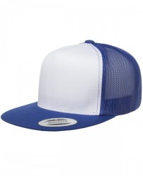 Yupoong Adult Classic Trucker with White Front Panel Cap