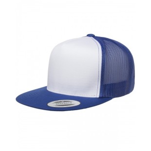 Yupoong Adult Classic Trucker with White Front Panel Cap