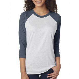 Next Level Apparel Unisex Triblend 3/4-Sleeve Raglan