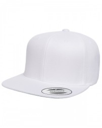 6089 Yupoong Adult 6-Panel Structured Flat Visor Classic Snapback