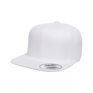 Yupoong Adult 6-Panel Structured Flat Visor Classic Snapback