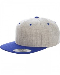 6089MT Yupoong Adult 6-Panel Structured Flat Visor Classic Two-Tone Snapback