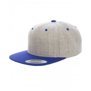 6089MT Yupoong Adult 6-Panel Structured Flat Visor Classic Two-Tone Snapback