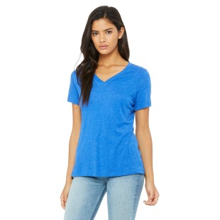 Bella + Canvas Ladies' Relaxed Triblend V-Neck T-Shirt