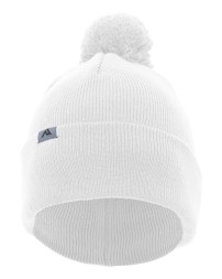 641K Pacific Headwear Knit Fold-Over Pom-Pom Beanie