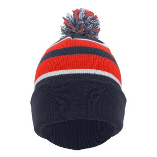 Pacific Headwear Knit Fold-Over Pom-Pom Beanie