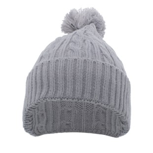 Pacific Headwear Cable Knit Pom-Pom Beanie