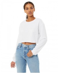 Bella + Canvas FWD Fashion Ladies' Cropped Long-Sleeve T-Shirt