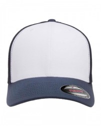 6606W Yupoong YP Classics® Adult Adjustable White-Front Panel Trucker Cap