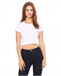 6681 Bella + Canvas Ladies' Poly-Cotton Crop T-Shirt