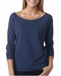Next Level Apparel Ladies' French Terry 3/4-Sleeve Raglan