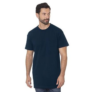 Bayside Unisex Big & Tall Pocket T-Shirt