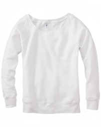 Bella + Canvas Ladies' Sponge Fleece Wide Neck Sweatshirt