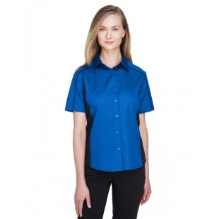 North End Ladies' Fuse Colorblock Twill Shirt