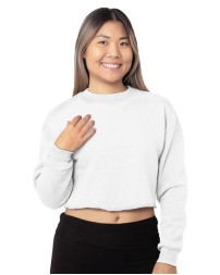 7725 Bayside Ladies' Crop Crewneck