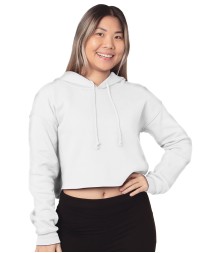 7750 Bayside Ladies' Cropped Pullover Hooded Sweatshirt