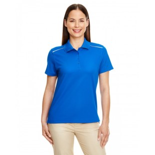 CORE365 Ladies' Radiant Performance Pique Polo with Reflective Piping