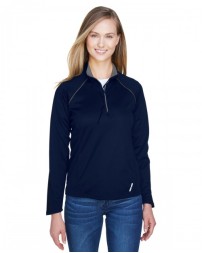 North End Ladies' Radar Quarter-Zip Performance Long-Sleeve Top