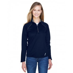 North End Ladies' Radar Quarter-Zip Performance Long-Sleeve Top